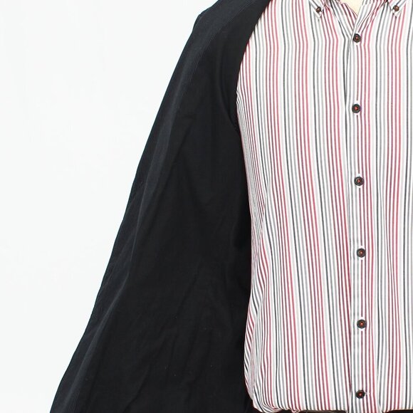 Calvin Klein 40R Black Striped 2-Button Sport Coat Blazer Jacket P380 - Picture 9 of 11